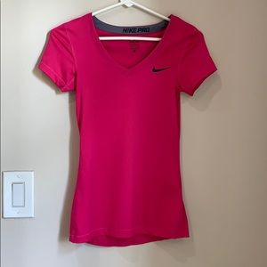 Nike Pro Pink Dri-Fit Shirt